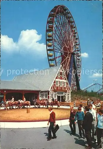 Dortmund Riesenrad Vergnuegungspark Ponyreiten Kat. Dortmund