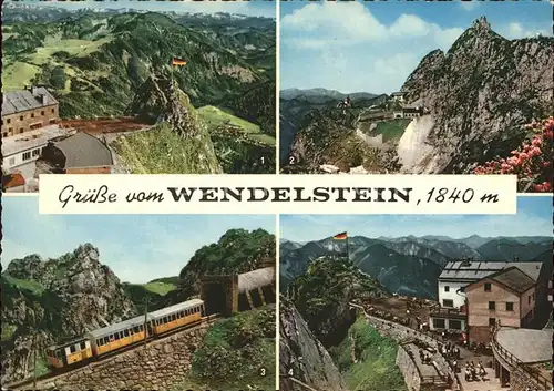 Wendelstein Berg Bergbahn Kat. Bayrischzell