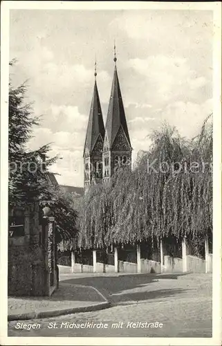 Siegen Westfalen St. Michaelkirche Keilstrasse / Siegen /Siegen-Wittgenstein LKR