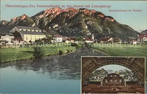 Oberammergau Passionstheater an der Ammer Labergebirge Kat. Oberammergau