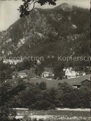 Marquartstein Teilansicht mit Schnappen Chiemgauer Alpen Kat. Marquartstein