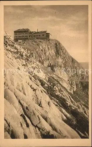 Watzmannhaus Berghuette Berchtesgadener Alpen Kat. Berchtesgaden