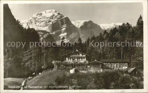 Bad Reichenhall Alpengaststaette Schroffen Kat. Bad Reichenhall