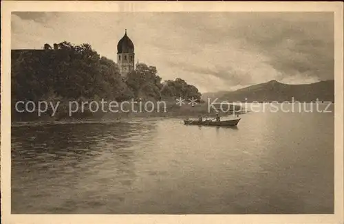 Fraueninsel Chiemsee Partie von Kloster Frauenwoerth Kat. Chiemsee