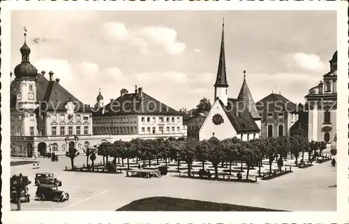 Altoetting Kapellplatz Rathaus Gnadenkapelle Wallfahrtsort Kat. Altoetting