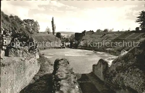 Trier Amphietheater Ruine Roemerzeit Kat. Trier