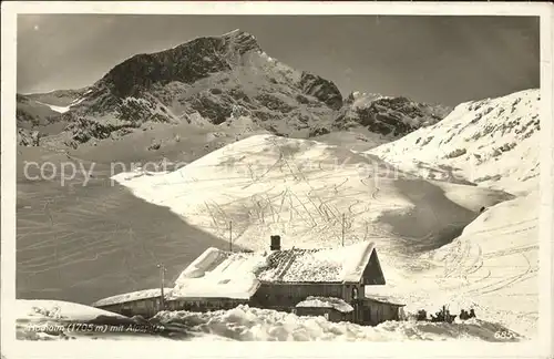 Garmisch Partenkirchen Hochalm mit Alpspitze Wettersteingebirge Kat. Garmisch Partenkirchen