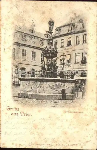 Trier Petersbrunnen Kat. Trier