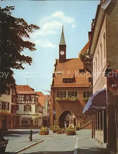 Lahr Schwarzwald Innenstadt Rathaus Kat. Lahr