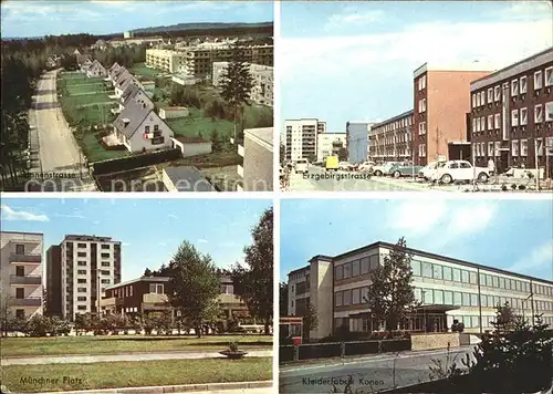 Waldkraiburg Sonnenstrasse Erzgebirgsstrasse Muenchner Platz Kleiderfabrik Konen Kat. Waldkraiburg