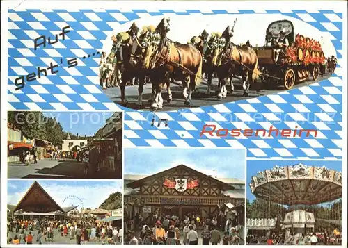 Ruhpolding Herbstfest Brauerei Vierspaenner Kat. Ruhpolding