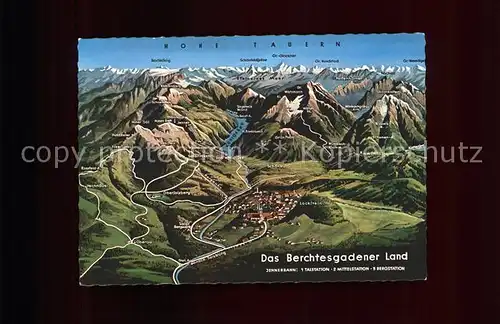 Schoenau Koenigssee Das Berchtesgadener Land Alpenpanorama Hohe Tauern Vogelperspektive Kat. Schoenau a.Koenigssee