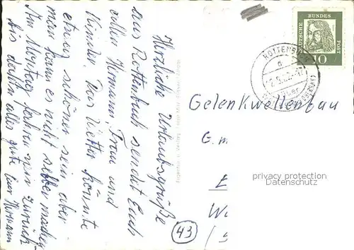 Rottenbuch Oberbayern Ortsansicht mit Kirche Altar Kat. Rottenbuch