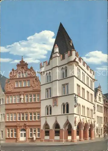 Trier Steipe mit Rotem Haus Gotik Kat. Trier