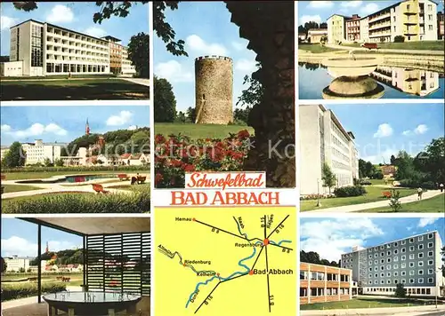 Bad Abbach Kurhaus Kurpark Turm Kat. Bad Abbach
