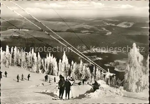 Bayerisch Eisenstein Skiparadies Grosser Arber Sporthotel Brennes Bayerischer Wald Kat. Bayerisch Eisenstein