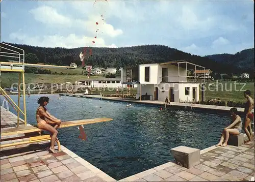 Bodenmais Schwimmbad Luftkurort Bayerischer Wald Kat. Bodenmais