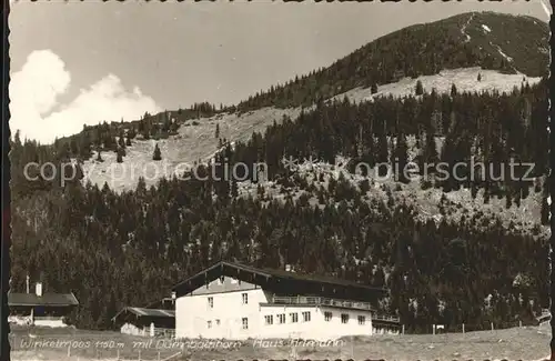 Reit Winkl Alpengasthof Unterkunftshaus Winklmoosalm Duerrnbachhorn Chiemgauer Alpen Kat. Reit im Winkl