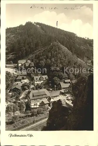 Falkenstein Ludwigsstadt Hotel-Brauerei Gaststaette Falkenstein / Ludwigsstadt /Kronach LKR