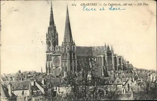 Chartres Eure et Loir Cathedrale Kat. Chartres