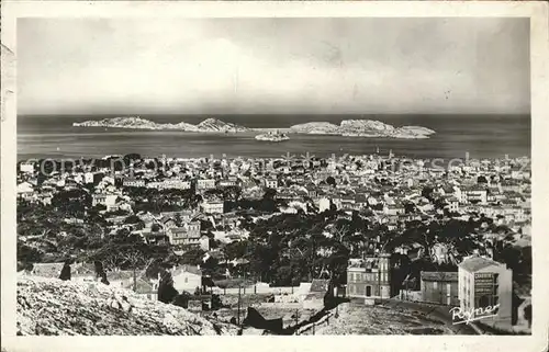 Marseille Vue generale sur le Chateau d If Iles du Frioul Kat. Marseille