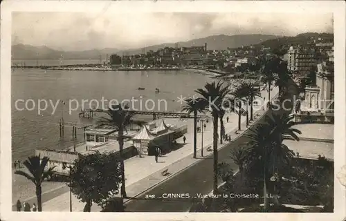 Cannes Alpes Maritimes Vue sur la Croisette Kat. Cannes