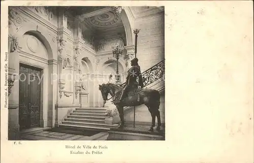 Paris Hotel de Ville Escalier du Prefet Kat. Paris