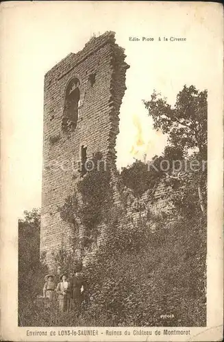 Lons le Saunier Jura Ruines du Chateau de Montmorot Kat. Lons le Saunier