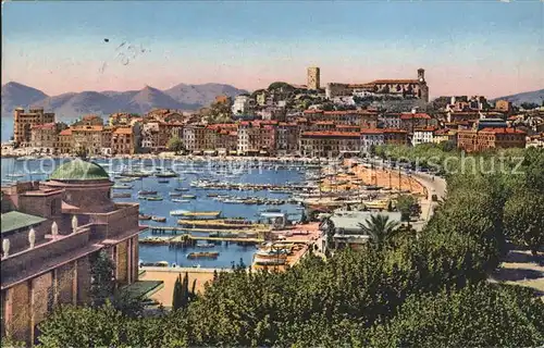 Cannes Alpes Maritimes Port Quai St. Pierre et le Suquet Kat. Cannes