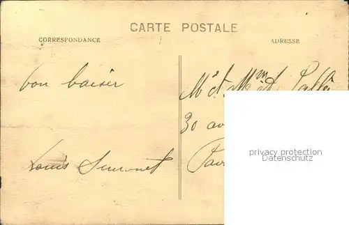 Crozant Vallee de la Creuse Stempel auf AK Kat. Crozant