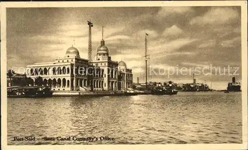 Port Said Suez Canal Company s Office Kat. Port Said