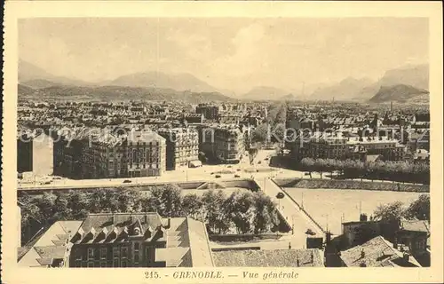 Grenoble Vue generale Kat. Grenoble