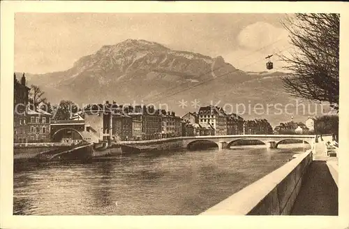 Grenoble Le Teleferique et le Moucherotte Pont Kat. Grenoble