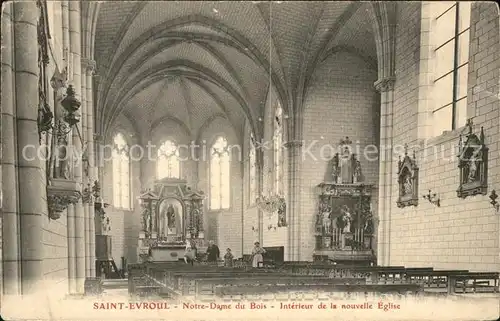 Saint Evroult Notre Dame du Bois Interieur de la nouvelle Eglise Kat. Saint Evroult Notre Dame du Bois