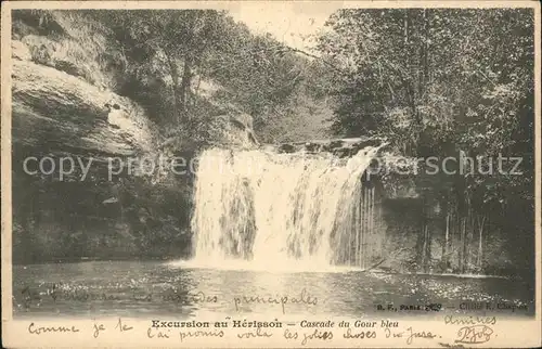 Doucier Cascade du Gour bleu du Herisson Kat. Doucier