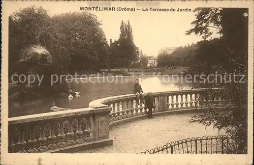 Montelimar Terrasse du Jardin Schwanenteich Kat. Montelimar