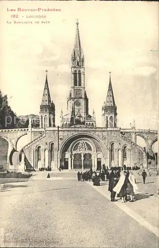 Lourdes Hautes Pyrenees Basilique Kat. Lourdes