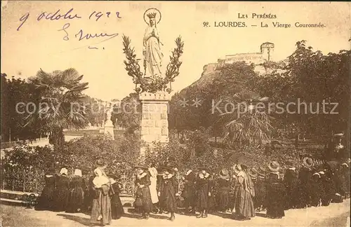 Lourdes Hautes Pyrenees La Vierge Couronnee Kat. Lourdes