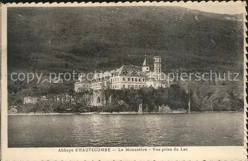 Hautecombe Abbaye Monastere vue prise du Lac Kat. Saint Pierre de Curtille