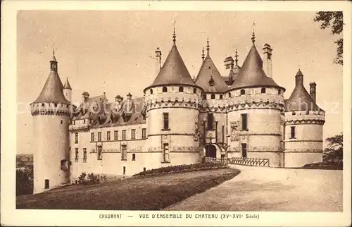 Chaumont sur Loire Vue d ensemble du Chateau Kat. Chaumont sur Loire