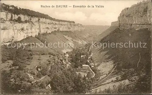 Baume-les-Messieurs Roches Ensemble de la Vallee / Baume-les-Messieurs /Arrond. de Lons-le-Saunier