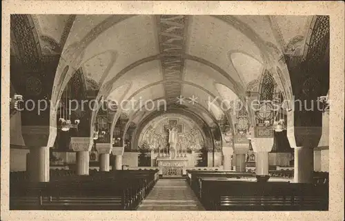 Lisieux Basilique La Crypte vue generale Kat. Lisieux