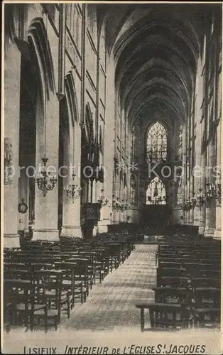 Lisieux Interieur de l Eglise Saint Jacques Kat. Lisieux