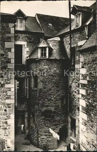 Villedieu les Poeles Cour des trois Rois Kat. Villedieu les Poeles