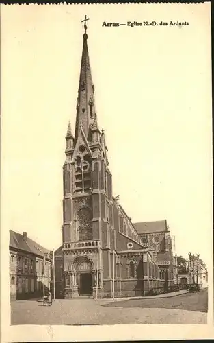 Arras Pas de Calais Eglise Notre Dame des Ardents Kat. Arras