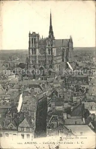 Amiens Cathedrale a vol d oiseau Kat. Amiens