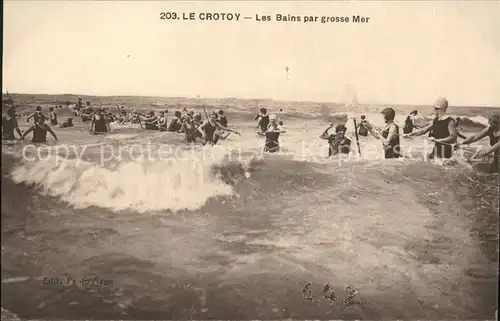 Le Crotoy Les Bains par grosse Mer Kat. Le Crotoy