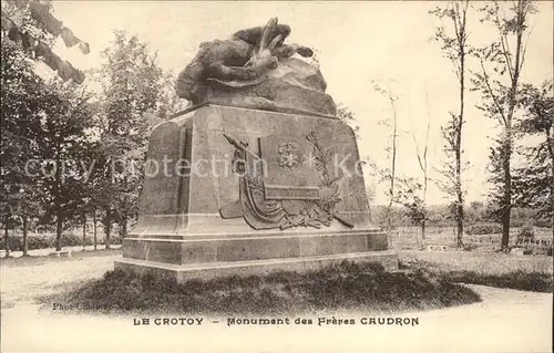 Le Crotoy Monument des Freres Caudron Kat. Le Crotoy
