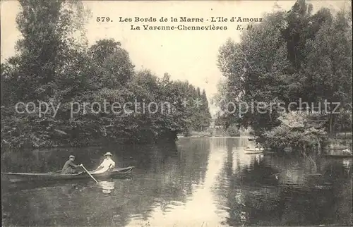 La Varenne Chennevieres Bords de la Marne Ile d Amour Kat. Saint Maur des Fosses