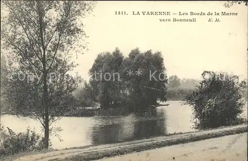 La Varenne Chennevieres Bords de la Marne vers Bonneuil Kat. Saint Maur des Fosses